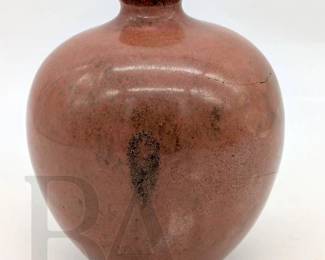 QING DYNASTY RED GLAZED POTTERY 