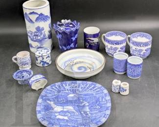 BLUE AND WHITE PORCELAIN