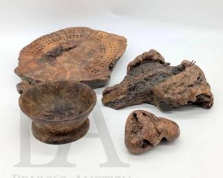BURLED WOOD DECOR