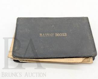 WWII RATION BOOKS