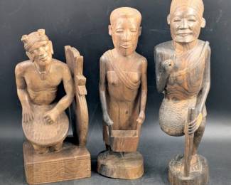 TRIBAL WOOD FIGURES