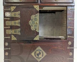 ANTIQUE CHINESE TEA CABINET