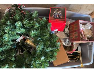 Christmas Decor Figures Ornaments Greenery