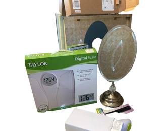 Digital Scale Vanity Mirror Waterpik Massager Medicine Cabinet