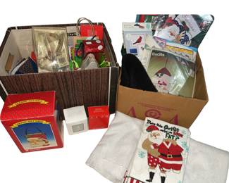 Unused Vintage BUCILLA Christmas Crafts + Misc Christmas