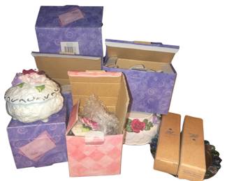 New Gifts Floral Porcelain Trinket Boxes Crafting