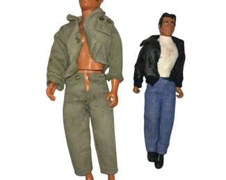 Vintage MEGO 1976 Mego Happy Days Fonzie Doll 8" Henry Winkler + GI Joe Hong Kong