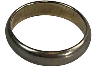 14KT Gold Jewelry Estate Wedding Mens Band Ring Parmount 5.4g