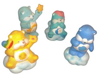 Vintage 1984 Care Bears Porcelain Figures American Greetings