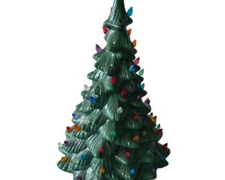 Ceramic Lighted Christmas Tree
