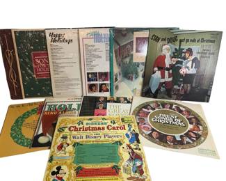 Christmas Holiday Vinyl Records: Greats Songs, Stan & Doug, Happy Holidays