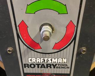 Craftsman Rotary tool bench