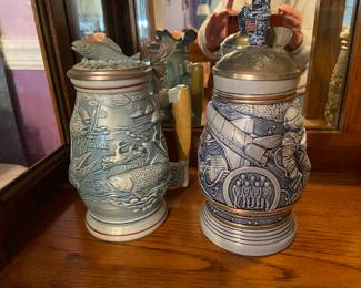 Vintage Avon Collection steins