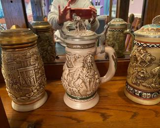 Vintage Avon Collection steins