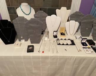 Jewelry, some gold, some sterling, some costume