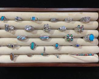 Sterling silver rings