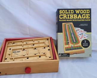 Cribbage and Bug-Out Games
