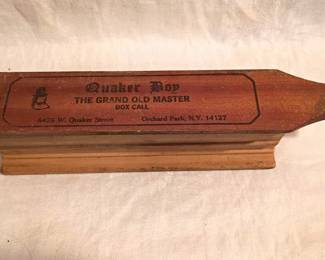 Quaker Boy Box Call