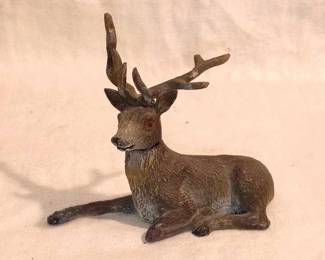 Metal Deer Figurine
