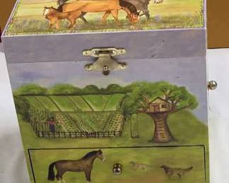 Horse Musical Jewlery Box	
