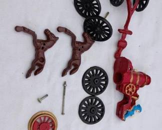 Horse Drawn Cast Iron Fire Pump