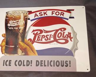 2001 Pepsi-Cola Sign