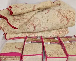 Matelasse Quilted Bedspreads and Shams