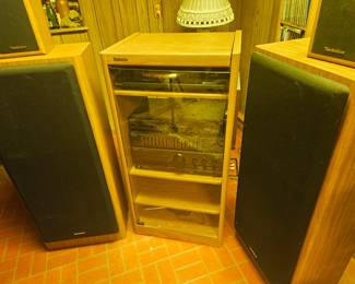 Technics Turntable, Amp, Equalizer, Receiver, Speakers