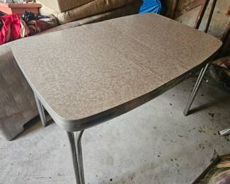 NOW $40 MCM Formica & Chrome
