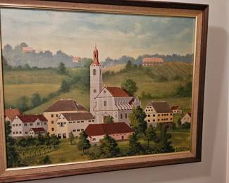 Framed Country Scene