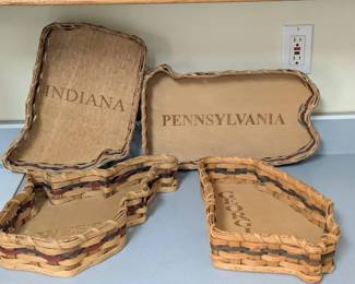 States shaped baskets
