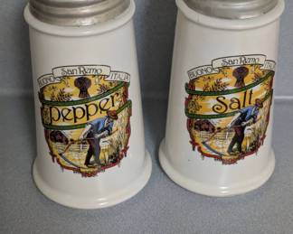 Vintage Himark tall salt & pepper shakers