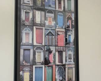 Irish Doors framed poster