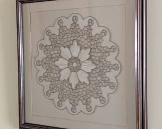 Framed doily