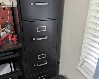 Metal file cabinet