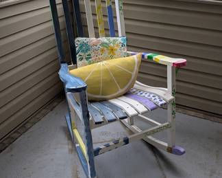 Porch rocking chair