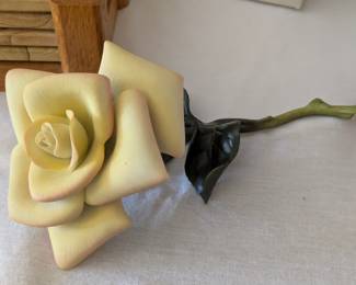 Vintage Avon Porcelain Yellow Rose