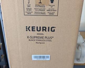 NIB Keurig K-Supreme Plus, Black Stainless Steel coffee maker