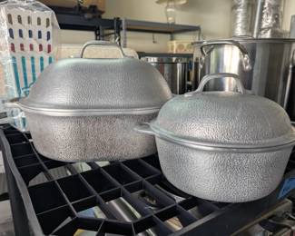 Hammered Aluminum Dutch Ovens