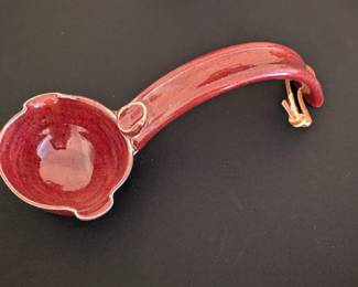 Handmade pottery Ladle