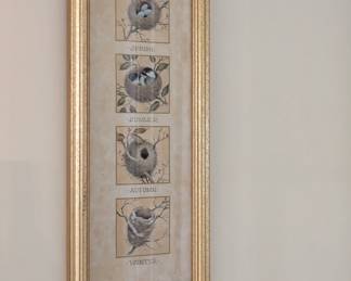 Bird Beginnings 4 Seasons print
