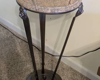 Marble top plant stand / side table