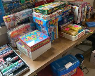 Table Games- used like new, Many Brand new sealed 
