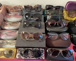 Versace, Prada, Miu Miu
Dolce Gabbana, Ray-Ban