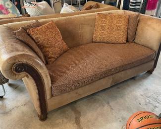 Leather sofa and Loveseat