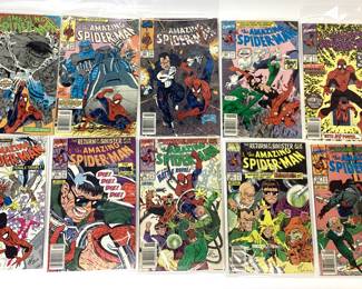 58 THE AMAZING SPIDER-MAN COMICS. 60 CENT, HOLOGRAM, DUPLICATES, VENOM, CARNAGE, THANOS, HULK, GHOST RIDER, SINISTER SIX, HOBGOBLIN, DR. OCTOPUS, PUNISHER