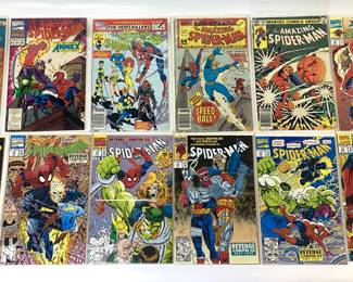 58 THE AMAZING SPIDER-MAN COMICS. 60 CENT, HOLOGRAM, DUPLICATES, VENOM, CARNAGE, THANOS, HULK, GHOST RIDER, SINISTER SIX, HOBGOBLIN, DR. OCTOPUS, PUNISHER