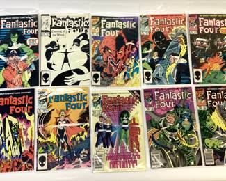 169 MARVEL FANTASTIC FOUR COMICS. 15 CENT, 20 CENT, WORLDS GREAT COMIC MAGAZINE. CONSECUTIVE NUMBERS. GREAT COLLECTION