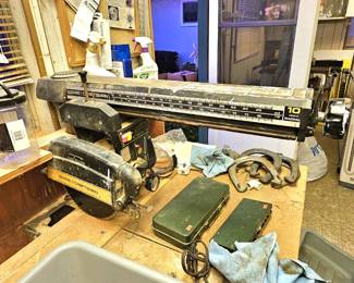 Sears Craftsman 10" radial arm saw.