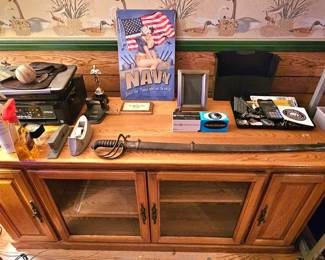 Entertainment center.